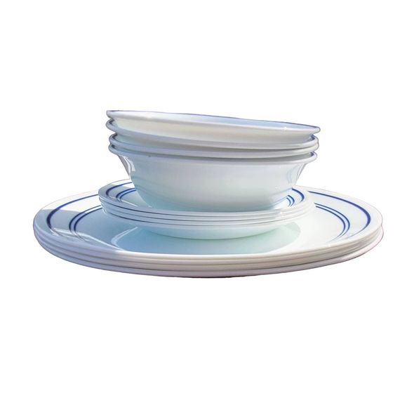 SOLD- Corelle 12 Piece Dinnerware Set Vintage - Picture 8 of 15